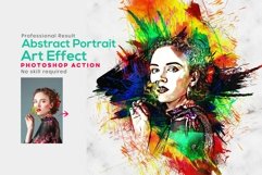 Abstract Portrait Art Photo Effect Product Image 1