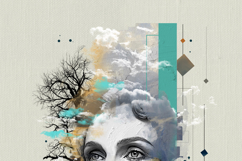 Abstract Portrait Double Exposure Clouds Photo Effect Product Image 6