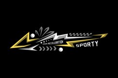 Abstract racing sports wrap decal sticker print Product Image 2