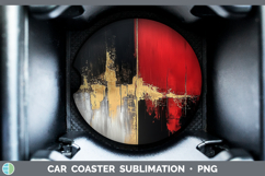 GorgeousAbstract Car Coaster design.