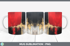 GorgeousAbstract Mug Wrap design.