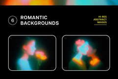 Abstract Romantic Ghost Backgrounds Product Image 1