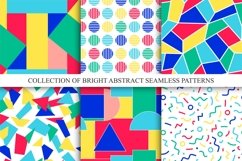 Colorful geometric trendy patterns Product Image 1