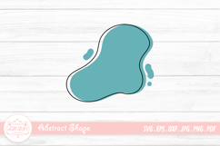 Abstract Shape Clipart | Abstract Fluid Shape Elements Product Image 1