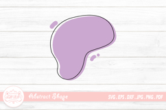 Abstract Shape Clipart | Abstract Fluid Shape Elements Product Image 1
