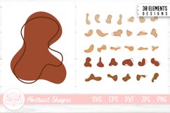 Abstract Fluid Shape Clipart Design Element Bundle Product Image 1