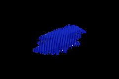 Abstract splash blue brush stroke design Product Image 2