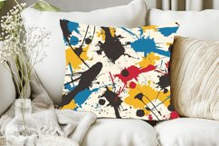 Abstract Splatters Seamless Digital Paper Bundle Product Image 3