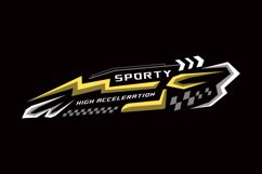 Abstract sport racing stripes sticker wrap modification desi Product Image 1