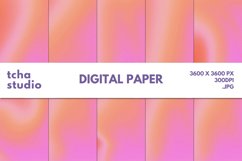 Abstract Summer Watercolor 18 Digital Paper Background Product Image 1