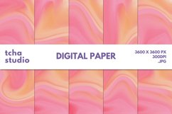 Summer Watercolor 9 Digital Papers Background Wallpaper Product Image 1