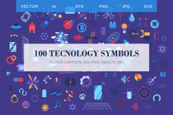 Abstract Technological Symbols Product Image 1