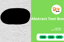 Abstract Text Box - Modern Frames for Quotes PNG| SVG | JPG Product Image 1