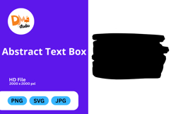 Abstract Text Box - Modern Frames for Quotes PNG| SVG | JPG Product Image 1