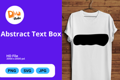 Abstract Text Box - Modern Frames for Quotes PNG| SVG | JPG Product Image 1