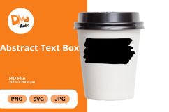 Abstract Text Box - Modern Frames for Quotes PNG| SVG | JPG Product Image 1