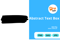 Abstract Text Box - Modern Frames for Quotes PNG| SVG | JPG Product Image 1