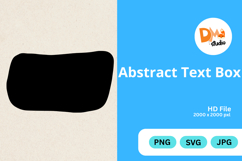 Abstract Text Box - Modern Frames for Quotes PNG| SVG | JPG Product Image 1