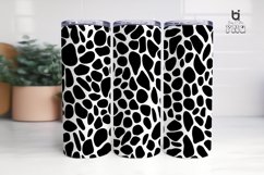 Abstract textured leopard Pattern Sublimation Tumbler Design Product Image 5