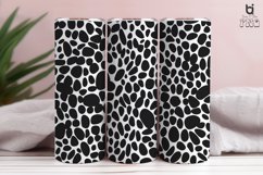 Abstract textured leopard Pattern Sublimation Tumbler Design Product Image 8
