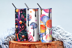 Trees with Candy Branches Surreal Watercolor Seamless DP Product Image 3