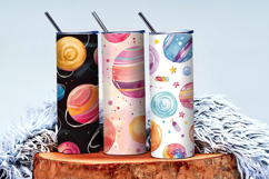 Spiral Candy Planets Seamless Digital Paper Product Image 3
