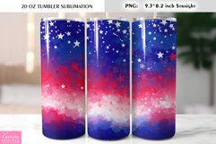 Patriotic Tumbler Design |4th of July Sublimation Product Image 1