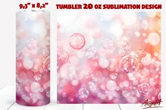 Abstract tumbler, pink tumbler, soap bubbles tumbler wrap Product Image 1