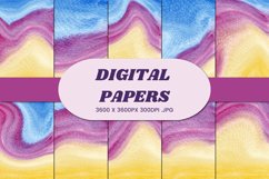 Abstract Watercolor 20 Digital Paper Background Product Image 1