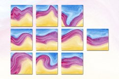 Abstract Watercolor 20 Digital Paper Background Product Image 2