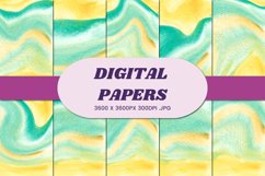 Abstract Watercolor 42 Digital Paper Background Product Image 1