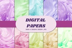 Abstract Watercolor 46 Digital Paper Background Product Image 1