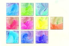 Abstract Watercolor 52 Digital Paper Background Product Image 2