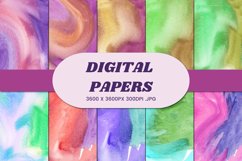 Abstract Watercolor 70 Digital Paper Background Product Image 1