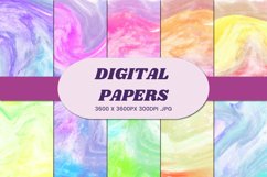 Abstract Watercolor 74 Digital Paper Background Product Image 1