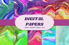 Abstract Watercolor 90 Digital Paper Background Product Image 1
