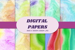 Abstract Watercolor 93 Digital Paper Background Product Image 1