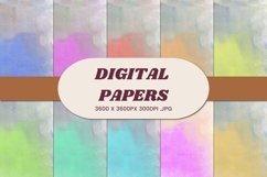 Abstract Watercolor Digital Papers 15 Background Product Image 1