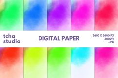 Abstract Watercolor Digital Papers 2 Background Product Image 1