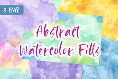 Abstract Watercolor Fills Product Image 1