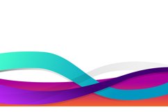 Abstract wave business banner template Product Image 1