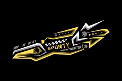 Abstract wrap decal racing sticker element template design Product Image 1