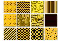 Abstract Yellow Seamless Patterns Product Image 2