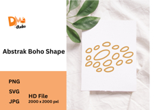 Abstract Boho Shape Product Image 1