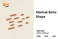 Abstract Boho Shape Product Image 1
