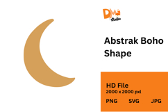 Abstract Boho Shape Product Image 1