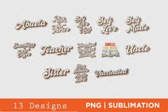 13 Retro Text State Sublimation Product Image 1