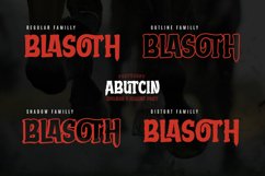 Abutcin - Movie Display Font Product Image 2