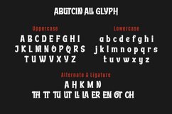 Abutcin - Movie Display Font Product Image 9