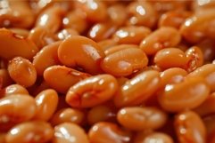 Delicious pinto beans close up Product Image 1